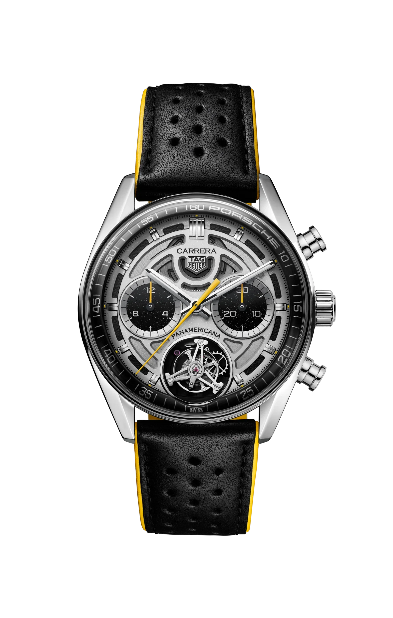 Carrera P0RSCHE Cronógrafo Tourbillon Extremo Esportivo